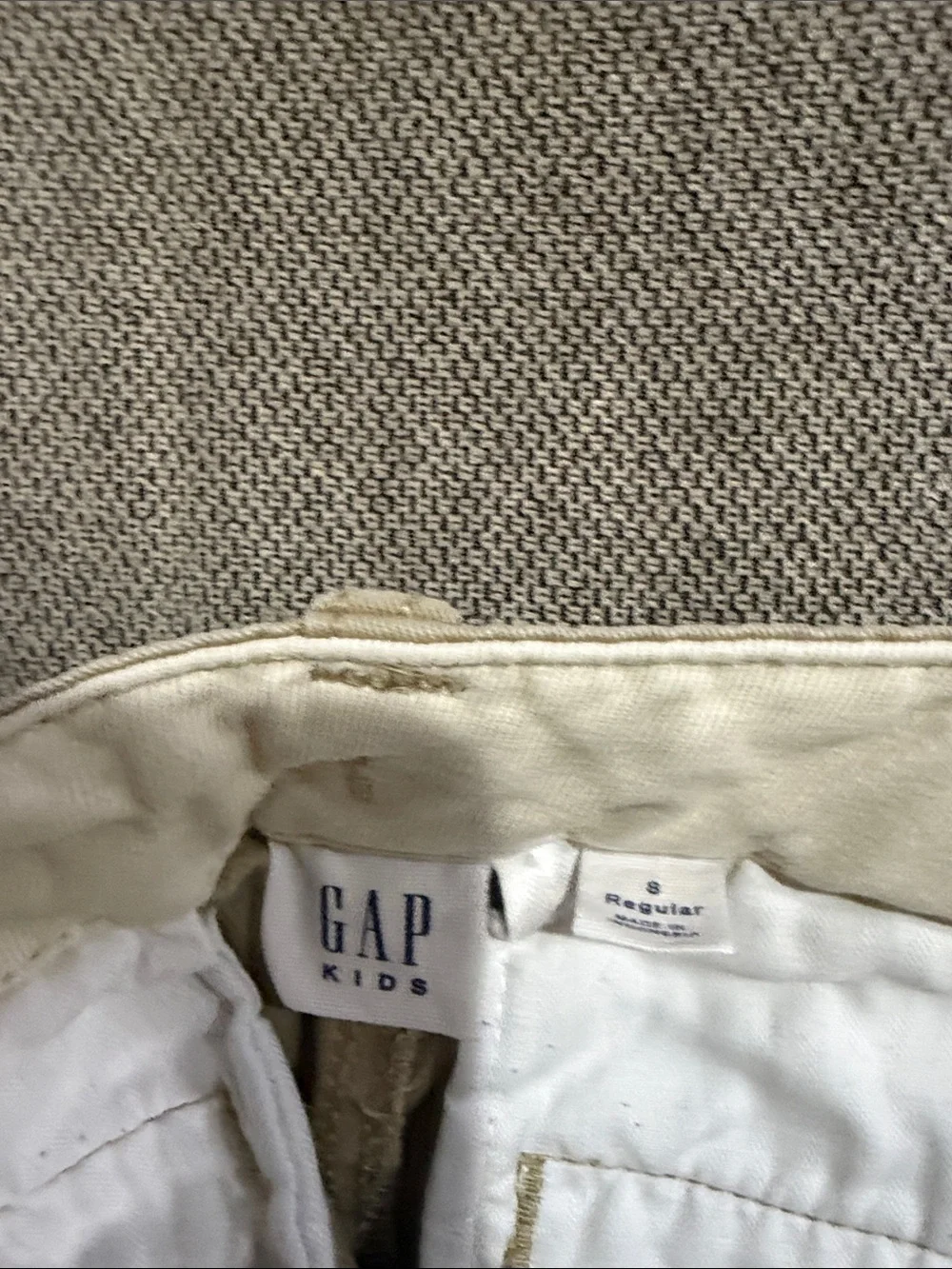 Lot of 7 GAP Kids Tan Khaki uniform Pants size 8 boys